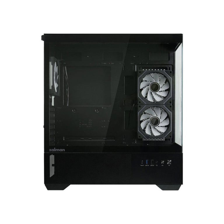 Boîtier PC Zalman Chronix V2 ZM CHROV2BK Moyen tour 3x120mm A RGB 2x verre trempé - vue 5