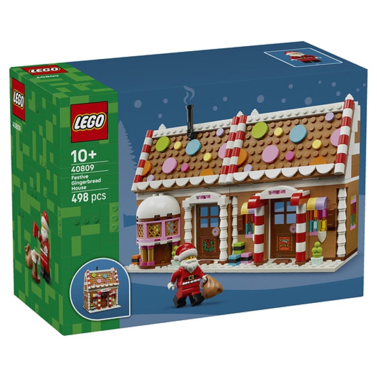 LEGO La maison en pain d'épices festive 40809 - vue 5