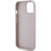 Cover per iPhone 15 con logo triangolo strass
