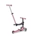 Monopattino evolutivo Micro Mobility Mini Micro Deluxe Rock & Go LED Rosa Polverosa