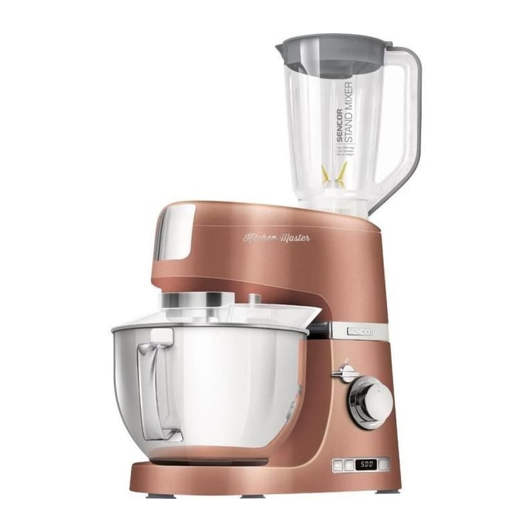 Robot Pâtissier Sencor STM 7876GD – 1000 W – Bol Inox 4,5 L – 8 Vitesses - vue 4
