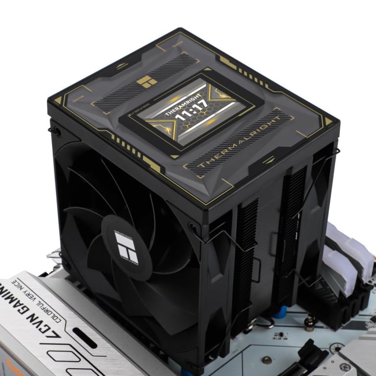 Thermalright Burst Assassin 120 Vision noir – ventirad CPU, 120 mm, 2 ventilateurs, écran IPS - Neuf