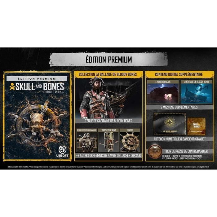 Skull & Bones - Édition Premium Jeu PS5 - Neuf