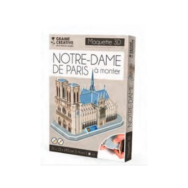 Puzzle 3D de la catedral de Notre-Dame