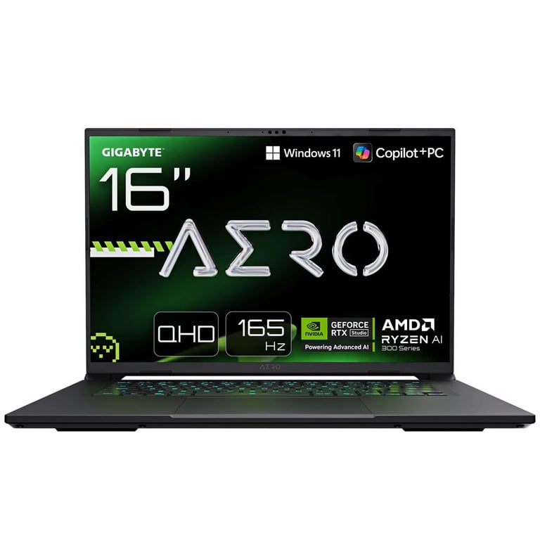 Ordinateur portable GIGABYTE AERO X16 Ryzen 9 270 RTX 5070 16  WQXGA 165 Hz 16 Go DDR5 1 To SSD Gris - Neuf