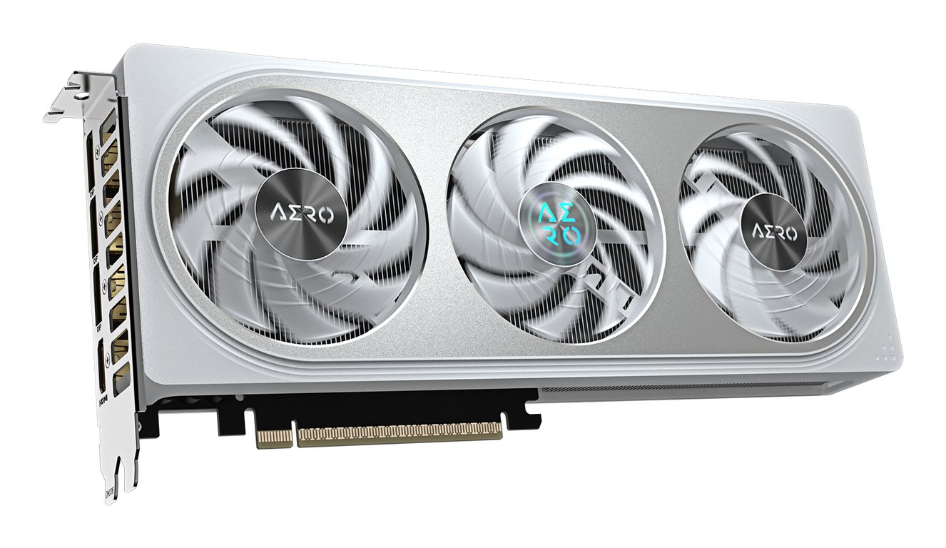 GIGABYTE GeForce RTX 5060 Ti AERO OC 8G Carte Graphique – 8 Go GDDR7 128 bits PCI E 5.0 2647 MHz Fréquence du processeur 3 x DisplayPort 1 x HDMI GV N506TAERO OC 8GD Neuf - vue 3