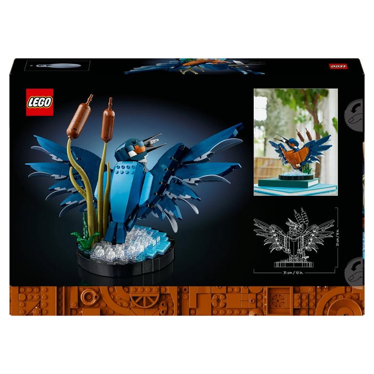 LEGO® Icons 10331 - Set de Construction Oiseau Martin-Pêcheur - Neuf