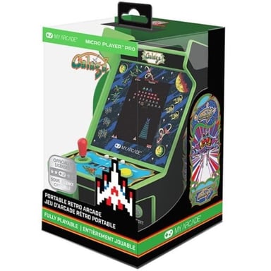 Retroconsole My Arcade Micro Player PRO Galaga e Galaxian - Schermo ad alta risoluzione da 7 cm