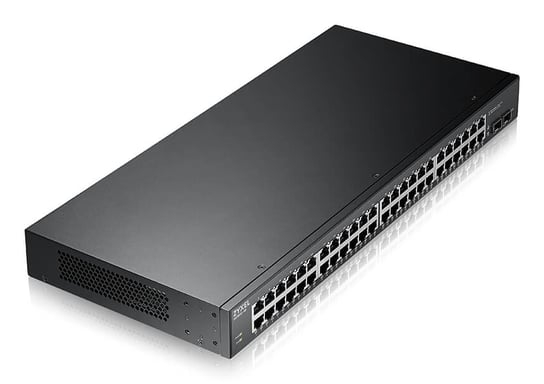 Zyxel GS1900-48HPv2 Géré L2 Gigabit Ethernet (10/100/1000) Connexion Ethernet, supportant l'alimentation via ce port (PoE) Noir