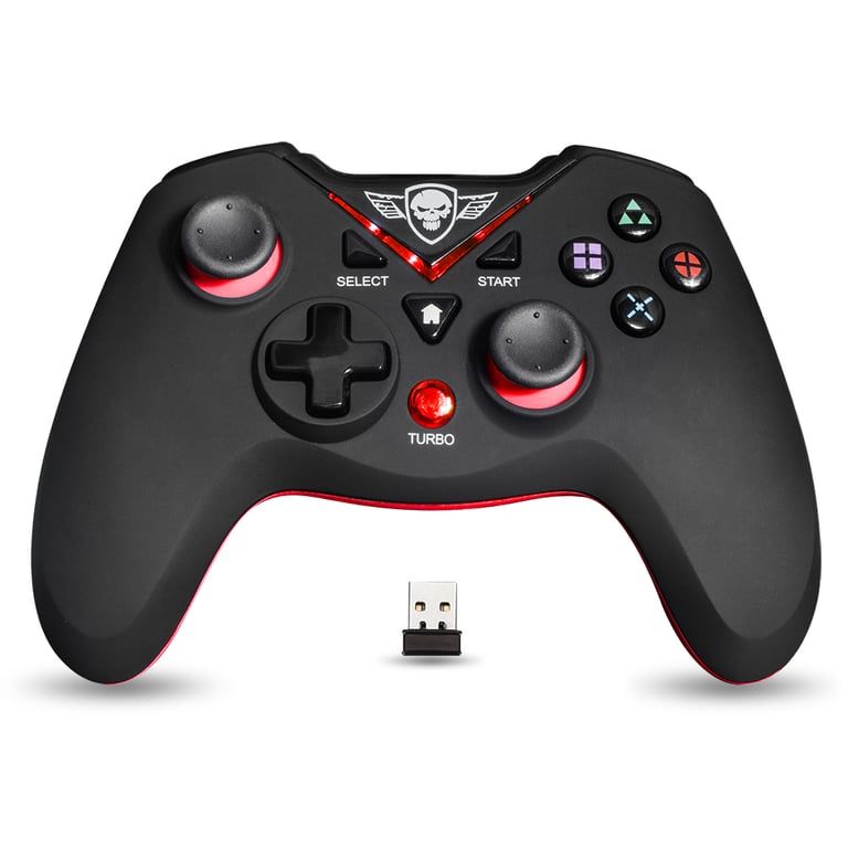 Manette de jeu SPIRIT OF GAMER Xtrem Gamepad Sans Fil 12 boutons et PS3PC - vue 2