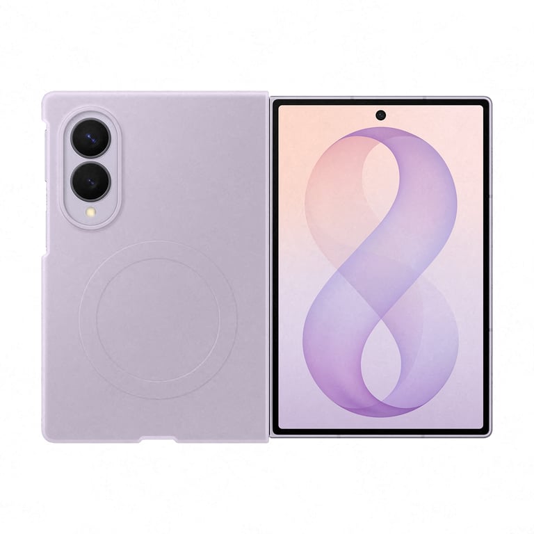 Pack 2 en 1 Coque magnétique en silicone Lavande + Film anti reflet pour Samsung Galaxy Z Fold 8 - vue 3