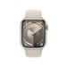 Watch Series 9 GPS, boitier en aluminium de 41 mm avec boucle en caoutchouc, Beige