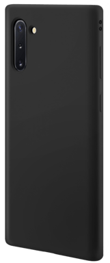 Coque en Gel de Silicone Doux pour Samsung Galaxy Note10, Noir satin