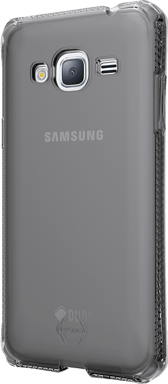 Coque semi-rigide Itskins Spectrum noire translucide pour Samsung Galaxy J3 J320