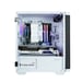Zalman M4 WHITE Unità centrale Mini Tower Nero, Bianco