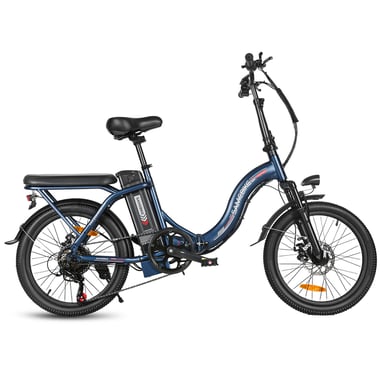 Vélo électrique pliable SAMEBIKE CY20, vélo électrique de banlieue 20'' pour adultes, moteur 350 W, batterie 36 V 12 Ah
