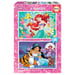 Puzzle Disney 2 x 48 pièces - Aventure avec Princesse Ariel et Princesse Jasmin