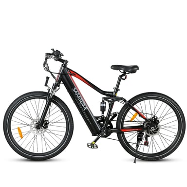 Samebike XD26-II Bicicleta eléctrica para adultos, 750 W, 26 pulgadas, suspensión total, batería de 48 V y 14 Ah
