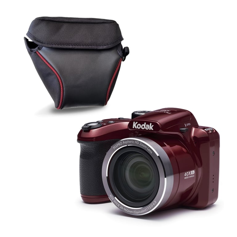 KODAK Pack Numérique Bridge Pixpro AZ401 + Étui de Protection Appareil Photo 16 MP Zoom Optique 40x Grand Angle 24 mm Écran LCD 3 Vidéo HD Panorama 180° - vue 2