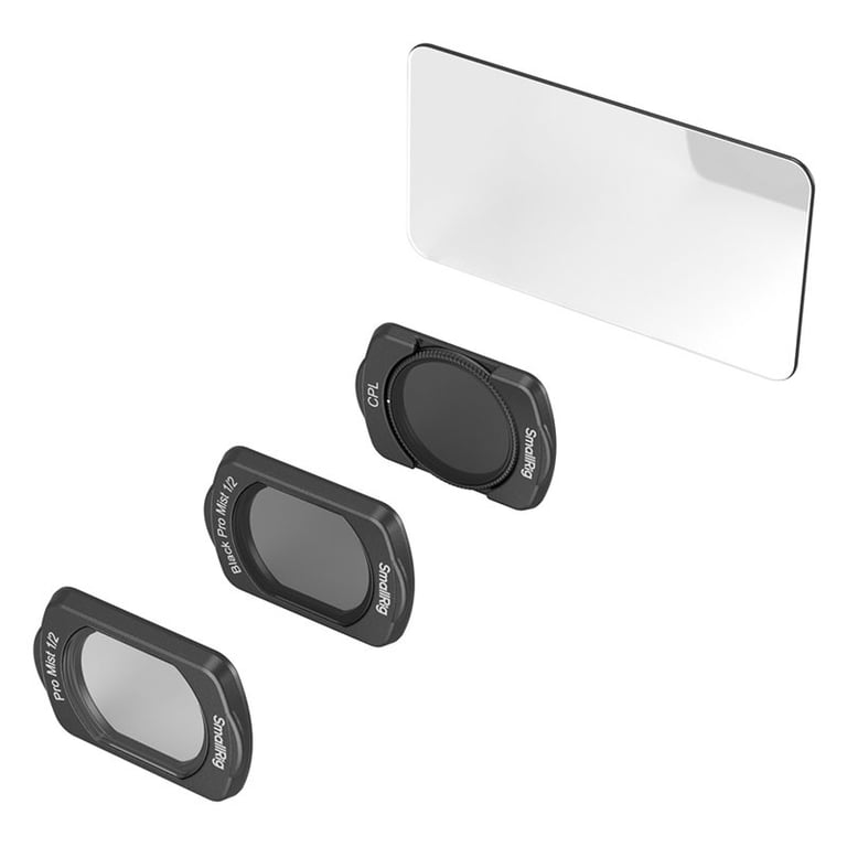 SMALLRIG 4775 Black / White Mist & CPL Filter Set for DJI Osmo Pocket 3 ...