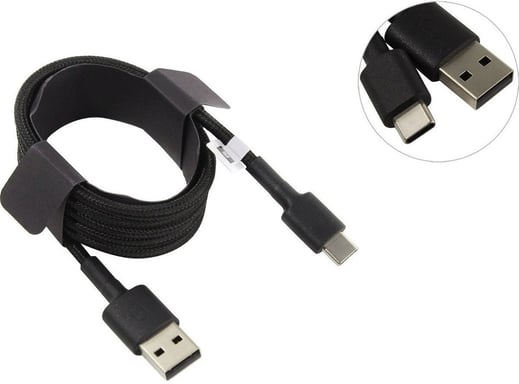 Xiaomi SJV4109GL Cavo USB 1 m USB 2.0 USB C USB A Nero