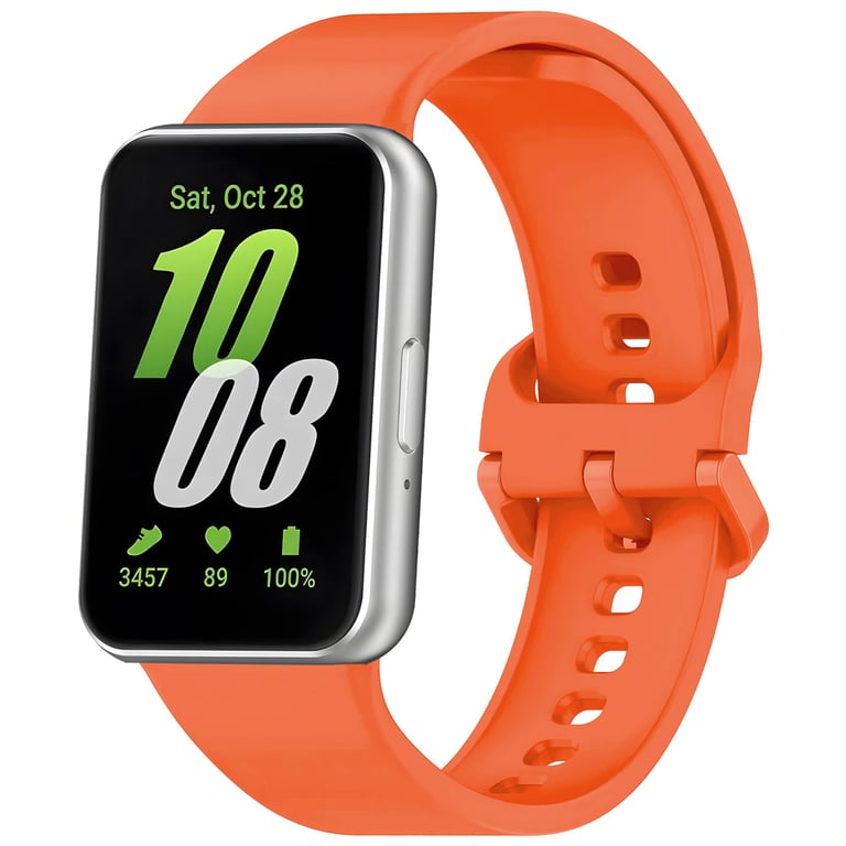 imoshion Bracelet silicone pour Samsung Galaxy Fit 3 - Orange - Neuf