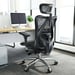 Chaise ergonomique SIHOO M57 - Accoudoirs 3D, support lombaire réglable, Mesh haute qualité - 150 kg max - Noir