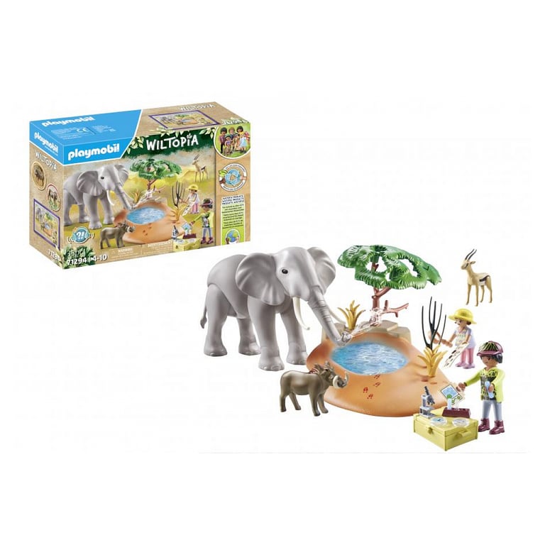 Explorateurs avec animaux de la savane - vue 3