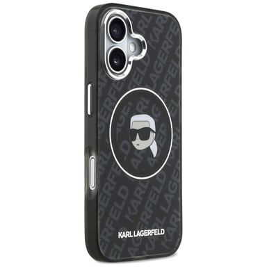 Karl Lagerfeld IML Karl Head Logo Custodia MagSafe per iPhone 17 nera