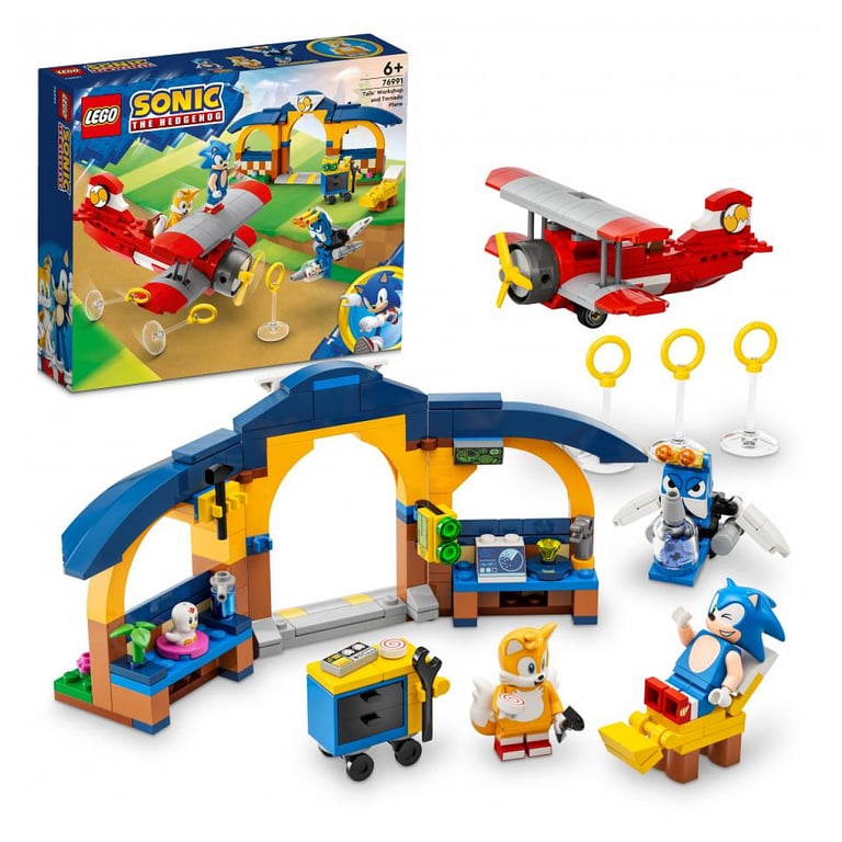 LEGO® 76991 'avion Tornado et 'atelier de Tails Set d'Aventure Sonic Neuf - vue 3
