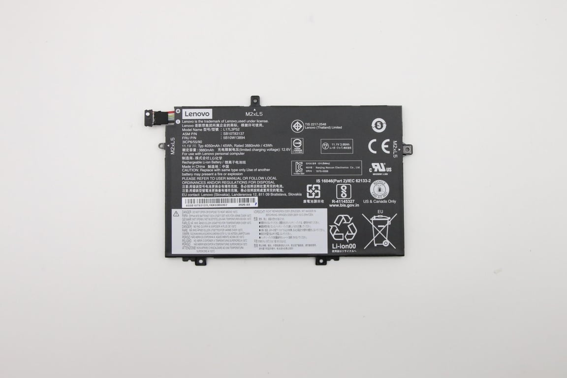 Lenovo 5B10W13894 composant de laptop supplémentaire Batterie Neuf