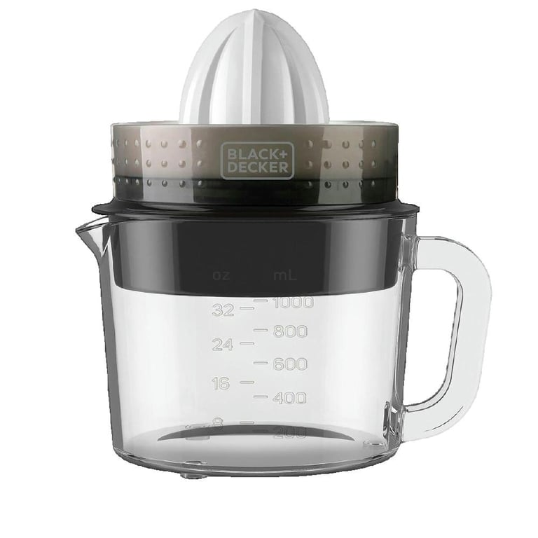 Presse-Agrumes Black & Decker BXCJ30E – 30W, 1L, 2 Cônes, Filtre Réglable - vue 3