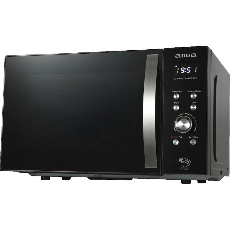 Microondas Aiwa MW 230DGBK 23 Litres avec Grill et Plateau Tournant - vue 3