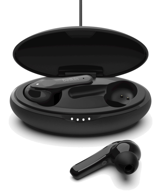 Belkin SOUNDFORM Move Plus Casque Sans fil Ecouteurs Musique Bluetooth Noir