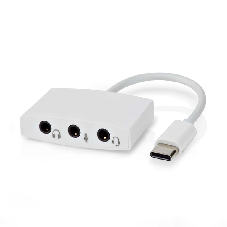 Nedis CCGB65900WT01 hub & concentrateur USB 2.0 Type C Neuf
