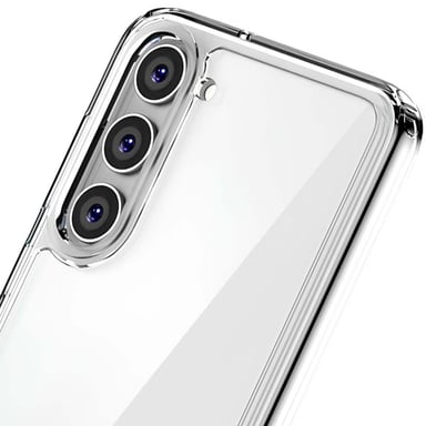 Custodia Crystal per Samsung Galaxy S23 Plus con retro rigido e bordi rialzati