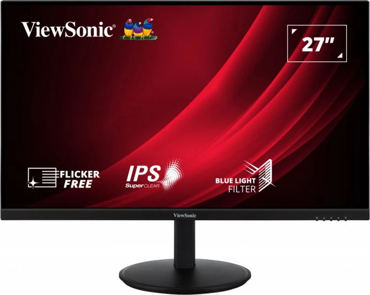 Viewsonic VG Series VG2709-2K-MHD-2 LED display 68,6 cm (27 ) 2560 x 1440 pixels Quad HD Noir - Neuf