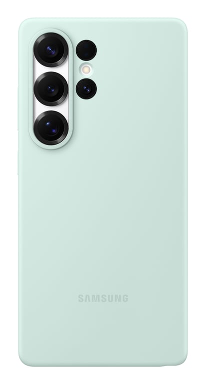Samsung Coque en silicone pour Galaxy S25 Ultra Galaxy S25 Ultra Vert - vue 2