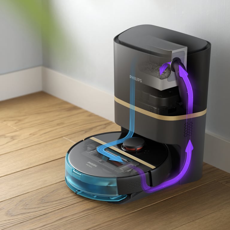 Philips Série 7000 HomeRun Robot Aspirateur nettoyage batterie jusqu'à 180 min 4 modes XU710001 - vue 10