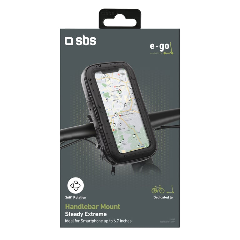 Support de téléphone portable pour vélo et trottinette résistant à la pluie- SBS
