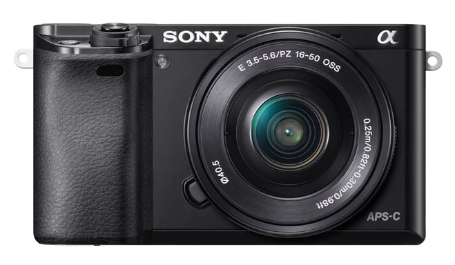 Sony A6000 + 16-50mm Boitier MILC 24,3 MP CMOS 6000 x 4000 pixels Noir