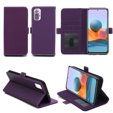 Xiaomi Redmi Note 10 Pro 4G Etui / Housse pochette protection violet