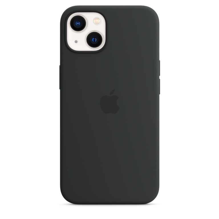 APPLE Coque Silicone pour iPhone 13 avec MagSafe - Midnight