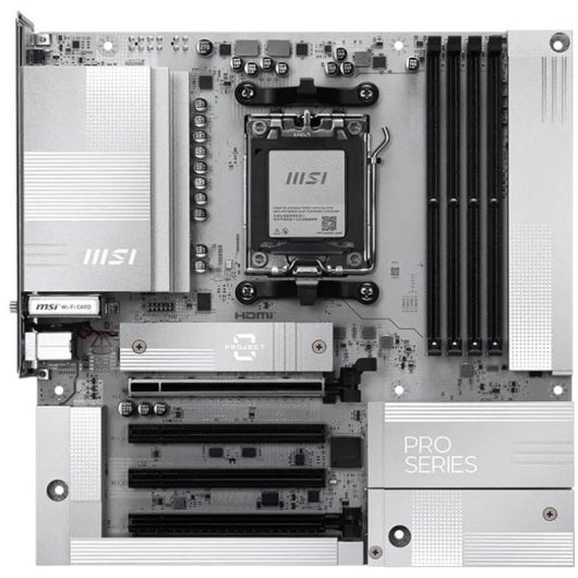 MSI AM5 PRO B850M-A WIFI PZ M-ATX AMD B850 Socket AM5 micro ATX - Neuf