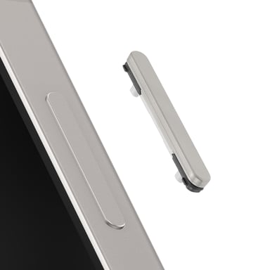 Samsung Botón de volumen de repuesto original para Galaxy S25 Ultra, paquete de servicio Gris