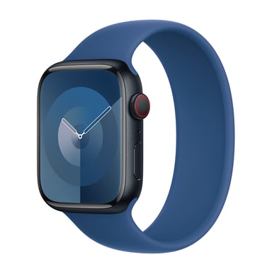 Bracelet Boucle unique en Silicone pour Apple Watch | 38/40/41/42 mm - Taille 9 - Ocean Blue