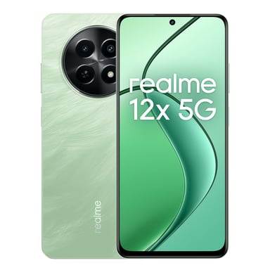 realme 12x 16,9 cm (6.67'') SIM doble Android 14 5G USB Tipo C 8 GB 256 GB 5000 mAh Verde