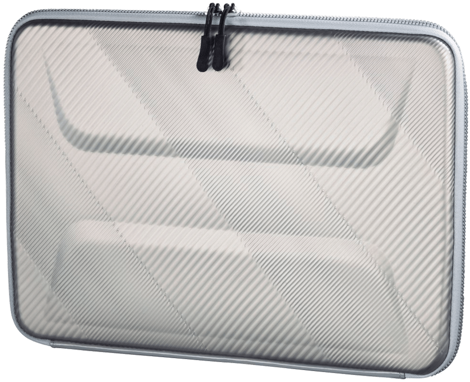 Sacoche pour ordinateur portable rigide, jusque 40 cm (15,6 ), grise