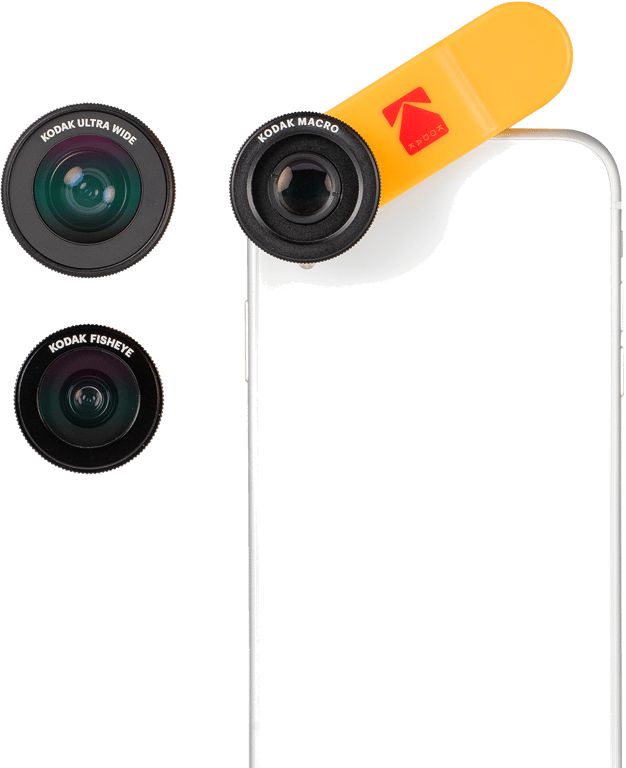 Kit d'objectif pour smartphone 3 en 1 Kodak