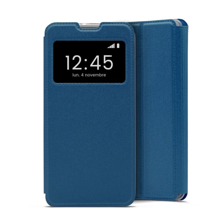 Etui Folio Bleu compatible Oppo Reno 5 Pro 5G - 1001 coques